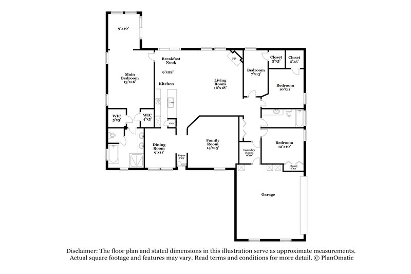 2,190/Mo, 10873 Lydia Estates Dr E Jacksonville, FL 32218 Floor Plan View