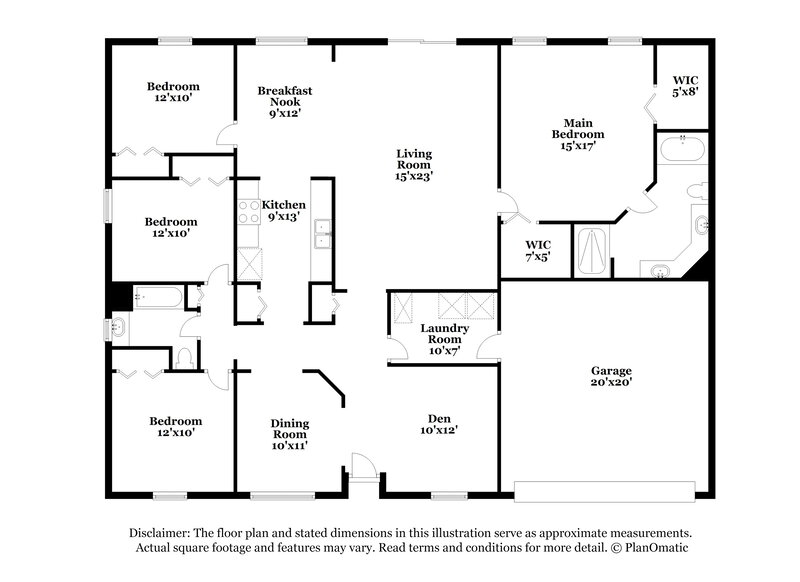 2,175/Mo, 11266 Silver Key Dr Jacksonville, FL 32218 Floor Plan View