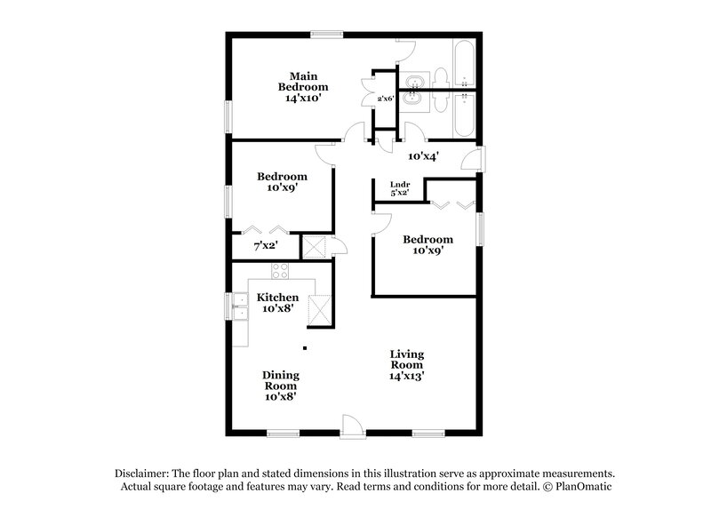 1,330/Mo, 1353 Palmetto St Jacksonville, FL 32206 Floorplan View