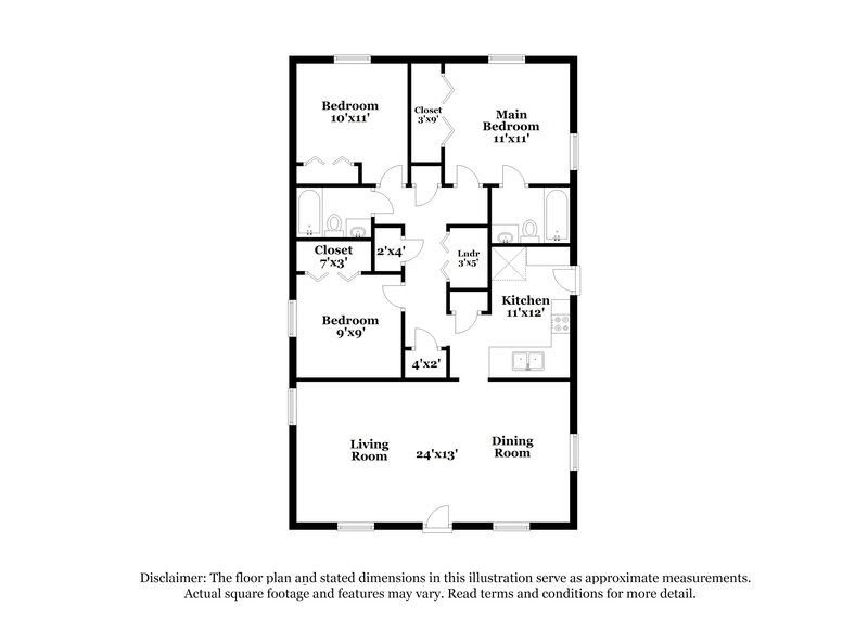 0/Mo, 1540 Golf Forest Dr Jacksonville, FL 32208 Floor Plan View