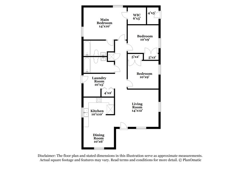 1,460/Mo, 2268 W 44th St Jacksonville, FL 32209 Floorplan View