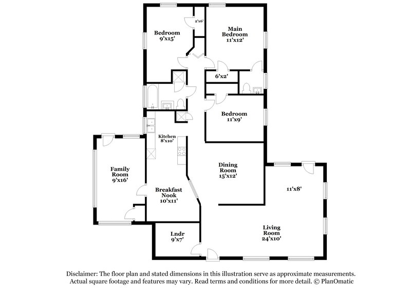 1,240/Mo, 3045 W 15th St Jacksonville, FL 32254 Floor Plan View