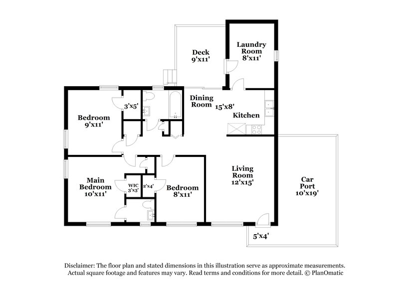 1,850/Mo, 310 Toccoa Rd Orange Park, FL 32073 Floor Plan View