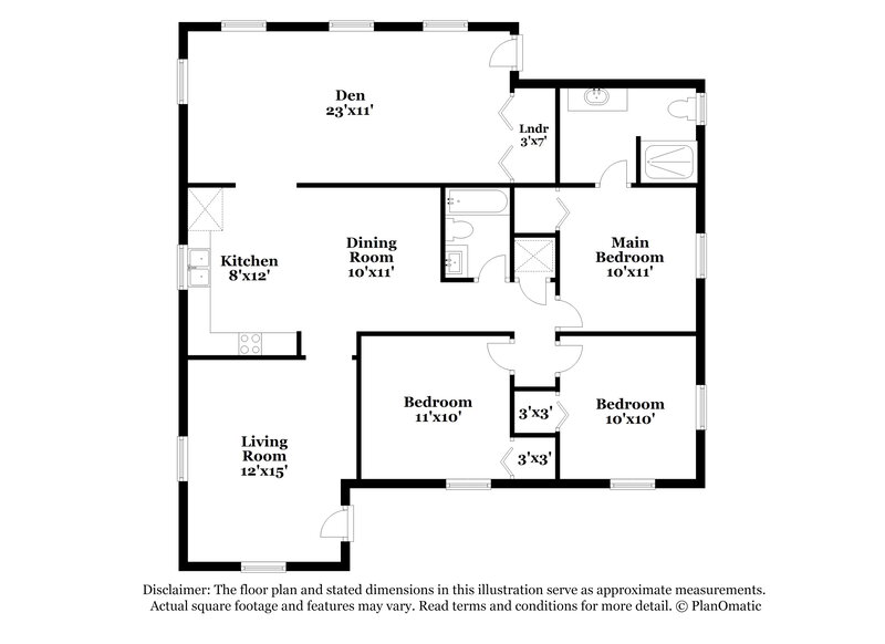 1,320/Mo, 3322 Lane Ave N Jacksonville, FL 32254 Floor Plan View