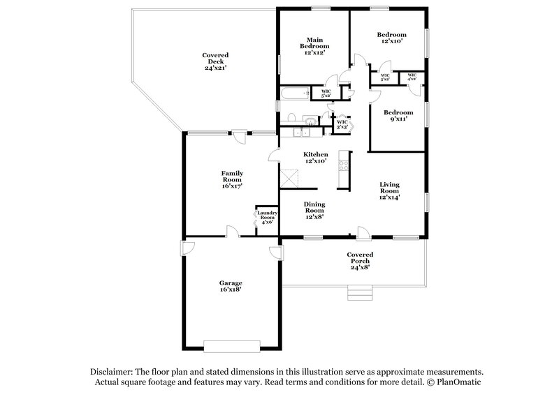 2,020/Mo, 3711 Jammes Rd Jacksonville, FL 32210 Floor Plan View