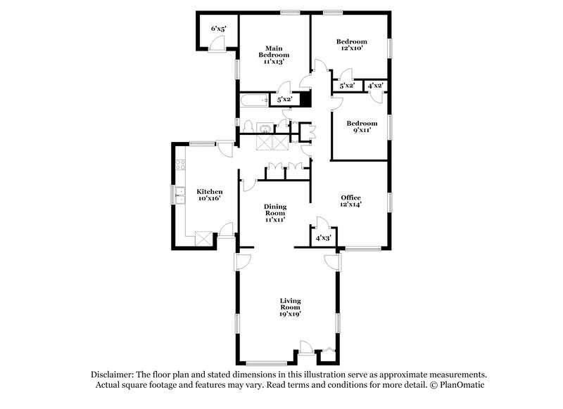 1,370/Mo, 3910 Jammes Rd Jacksonville, FL 32210 Floor Plan View