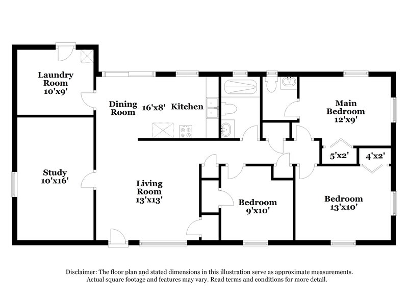 2,120/Mo, 417 Hayton Ave Orange Park, FL 32073 Floor Plan View