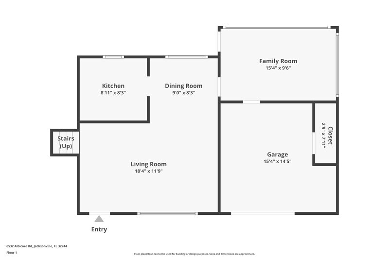 1,510/Mo, 6532 Albicore Rd Jacksonville, FL 32244 Floor Plan View