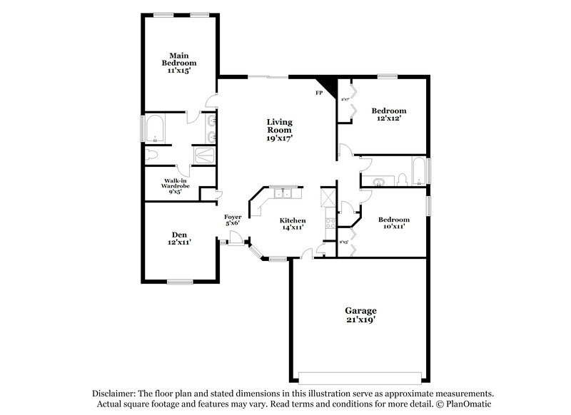 2,730/Mo, 6827 Rapid River Dr Jacksonville, FL 32219 Floor Plan View