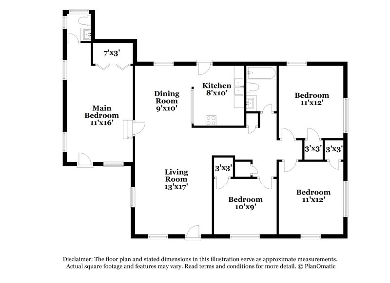 1,235/Mo, 730 Stanwick Rd Jacksonville, FL 32208 Floor Plan View