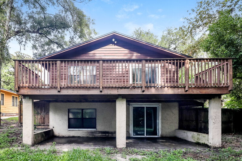 1,620/Mo, 7312 Laura St N Jacksonville, FL 32208 Rear View