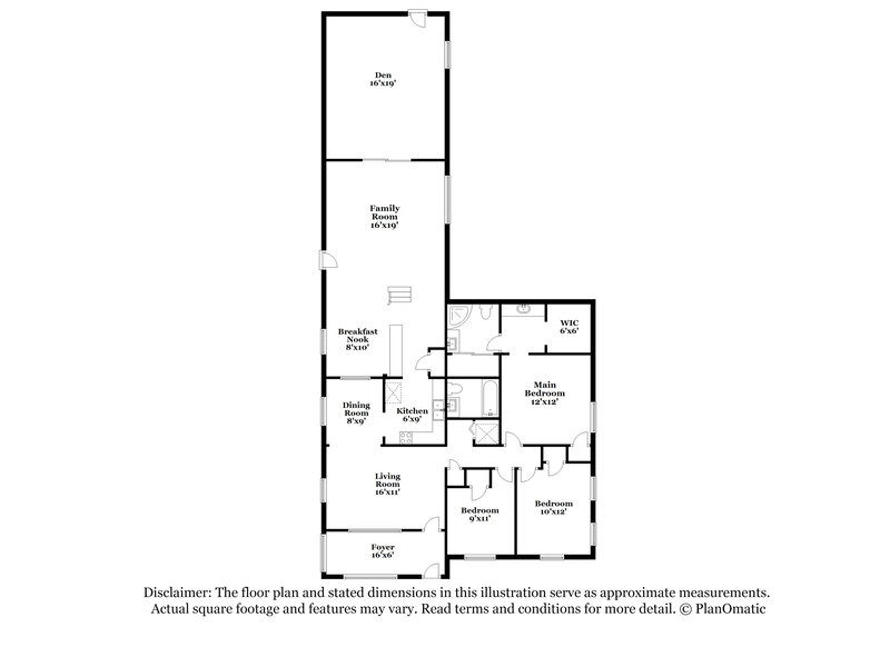 1,400/Mo, 735 Linda Dr N Jacksonville, FL 32208 Floor Plan View