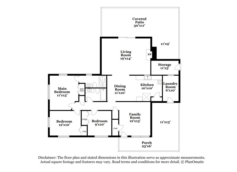 1,705/Mo, 7573 Patrice Ct Jacksonville, FL 32210 Floor Plan View