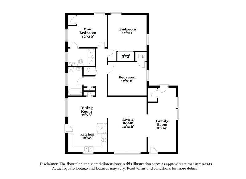 1,575/Mo, 7580 Melvin Rd Jacksonville, FL 32210 Floorplan View