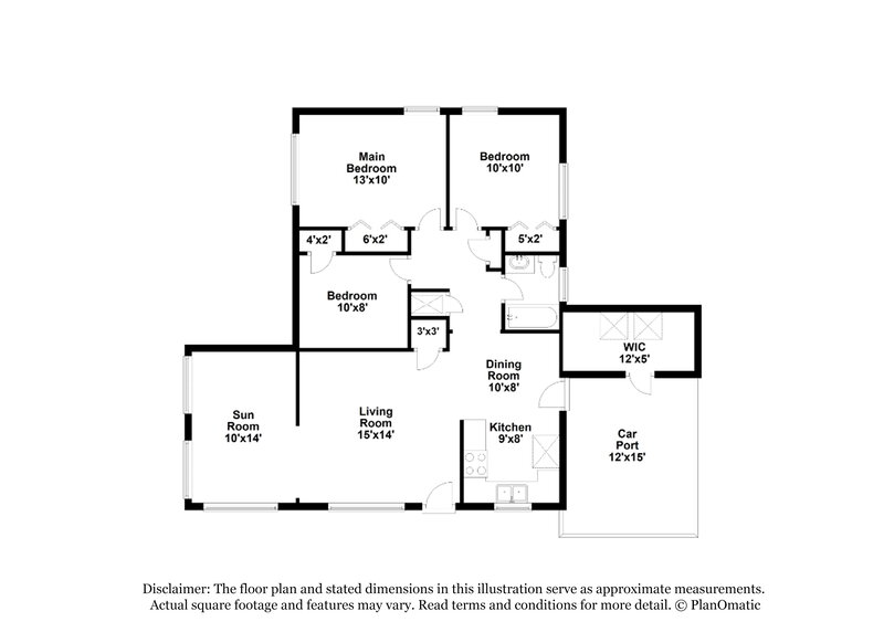 1,285/Mo, 8004 Patou Dr S Jacksonville, FL 32210 Floor Plan View