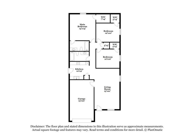 2,120/Mo, 8720 Hare Ave Jacksonville, FL 32211 Floor Plan View
