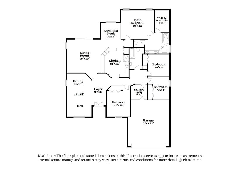 2,950/Mo, 896 Bonaparte Landing Blvd Jacksonville, FL 32218 Floorplan View