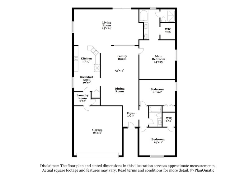 1,825/Mo, 5060 Magnolia Valley Dr Jacksonville, FL 32210 Floor Plan View