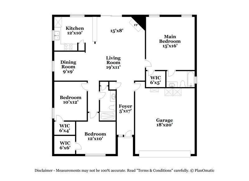 2,290/Mo, 11180 Barbizon Cir E Jacksonville, FL 32257 Floor Plan View
