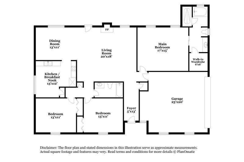 2,190/Mo, 1027 Preakness Ct Jacksonville, FL 32218 Floor Plan View