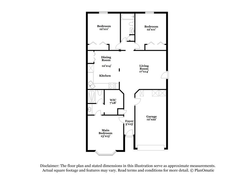 1,735/Mo, 3083 Wavering Ln Middleburg, FL 32068 Floorplan View
