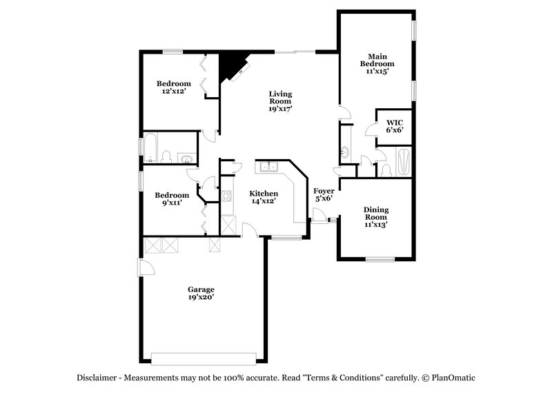 1,885/Mo, 11194 Wandering Oaks Dr Jacksonville, FL 32257 Floor Plan View