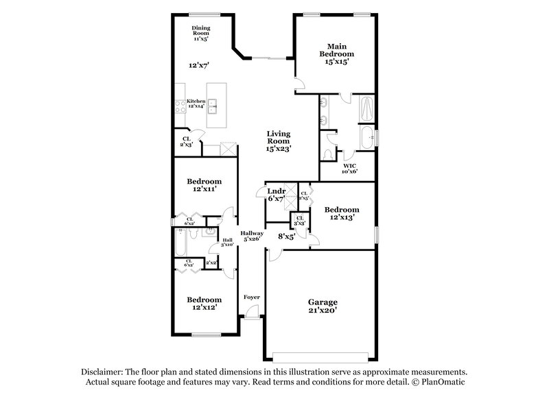 2,345/Mo, 2326 Eagle Perch Pl Fleming Island, FL 32003 Floor Plan View