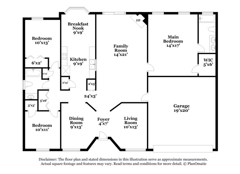 2,375/Mo, 12351 Hunters Haven Ln Jacksonville, FL 32224 Floorplan View