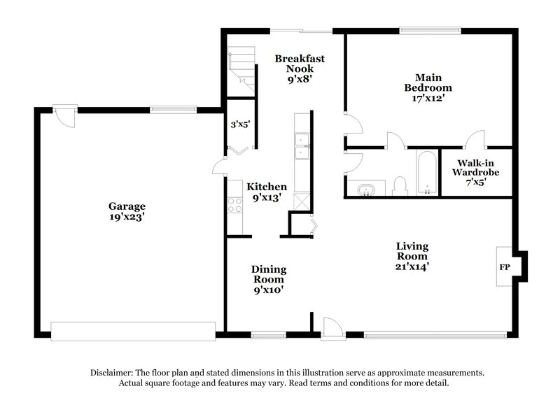 2,130/Mo, 4829 Tocobaga Ln Jacksonville, FL 32225 Floor Plan View