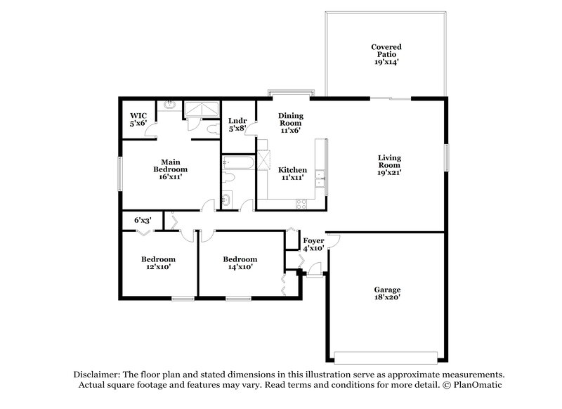 1,895/Mo, 811 Elmwood St Orange Park, FL 32065 Floorplan View
