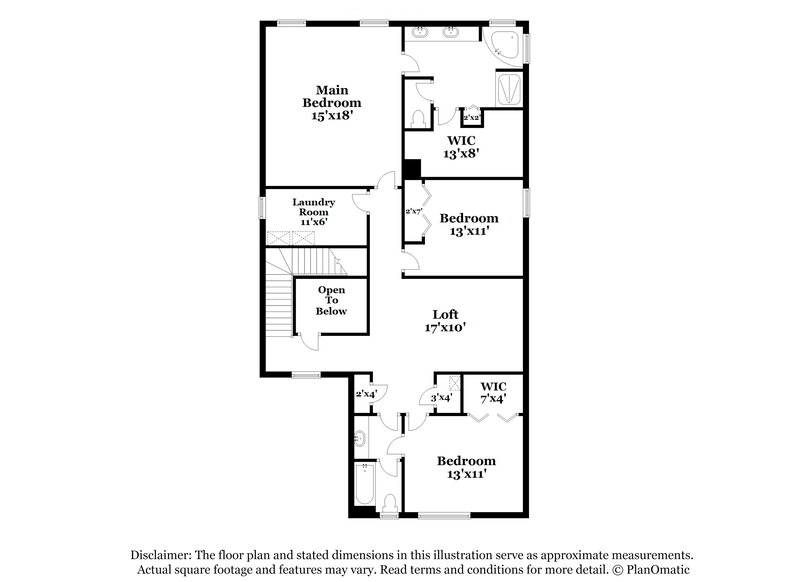 2,530/Mo, 8244 Cape Fox Dr Jacksonville, FL 32222 Floor Plan View 2