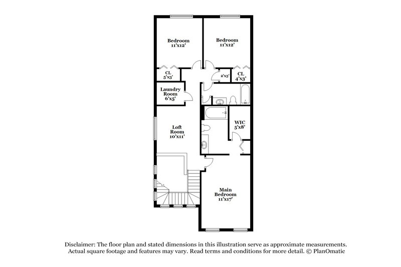 1,725/Mo, 5321 Brighton Park Ln Jacksonville, FL 32210 Floor Plan View 2