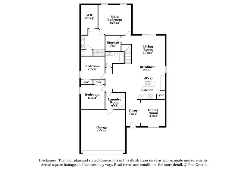 2,620/Mo, 3059 Firethorn Ave Orange Park, FL 32073 Floor Plan View 2
