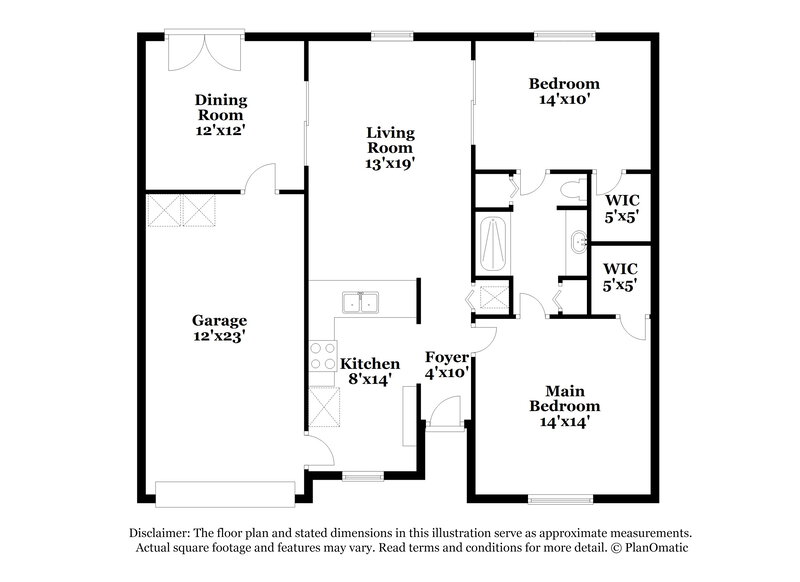 1,615/Mo, 3595 Chappi Way Jacksonville, FL 32223 Floor Plan View
