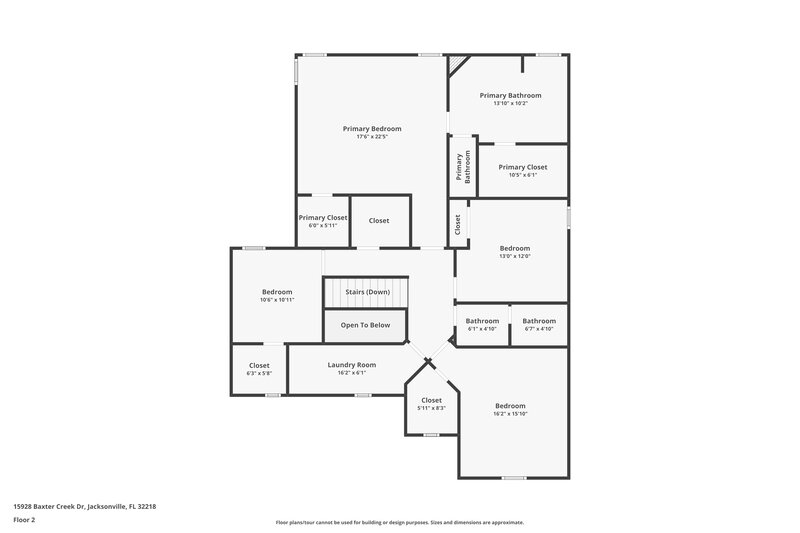 2,745/Mo, 15928 Baxter Creek Dr Jacksonville, FL 32218 Floorplan View 2