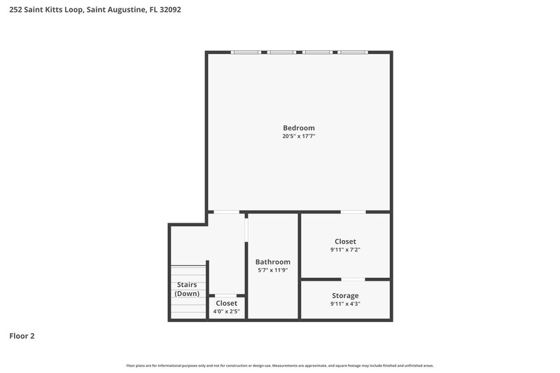 3,330/Mo, 252 Saint Kitts Loop Saint Augustine, FL 32092 Floor Plan View 2