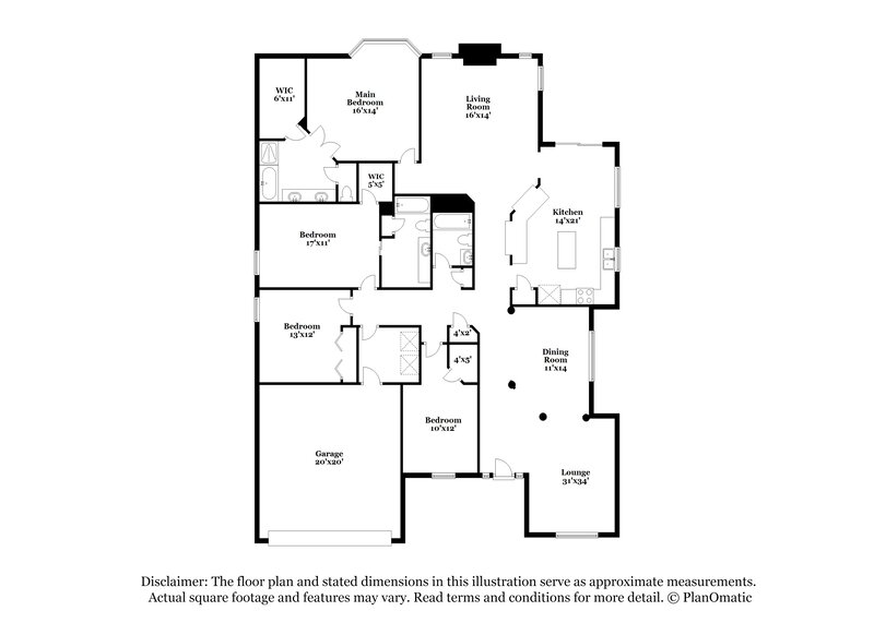 2,870/Mo, 4414 Summer Walk Ct Jacksonville, FL 32258 Floor Plan View