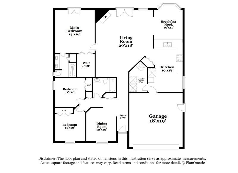 2,865/Mo, 4737 Kernan Mill Ln E Jacksonville, FL 32224 Floor Plan View