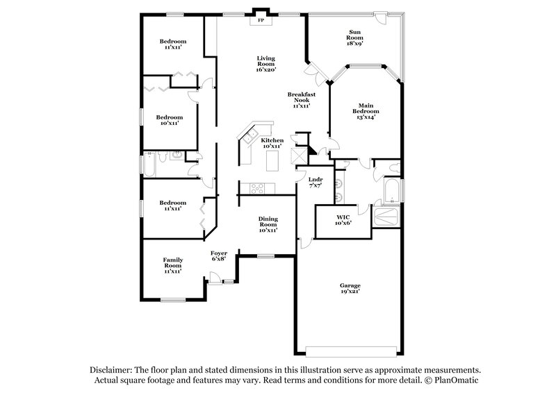 2,875/Mo, 744 E Cumberland Ct Saint Johns, FL 32259 Floor Plan View