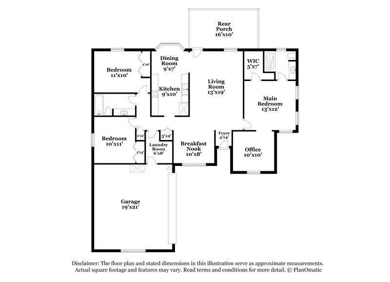 2,730/Mo, 2826 Affirmed Ct Green Cove Springs, FL 32043 Floor Plan View