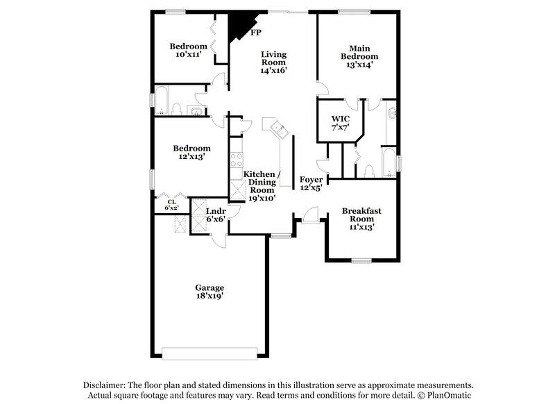 2,070/Mo, 9348 Cumberland Station Dr Jacksonville, FL 32257 Floor Plan View