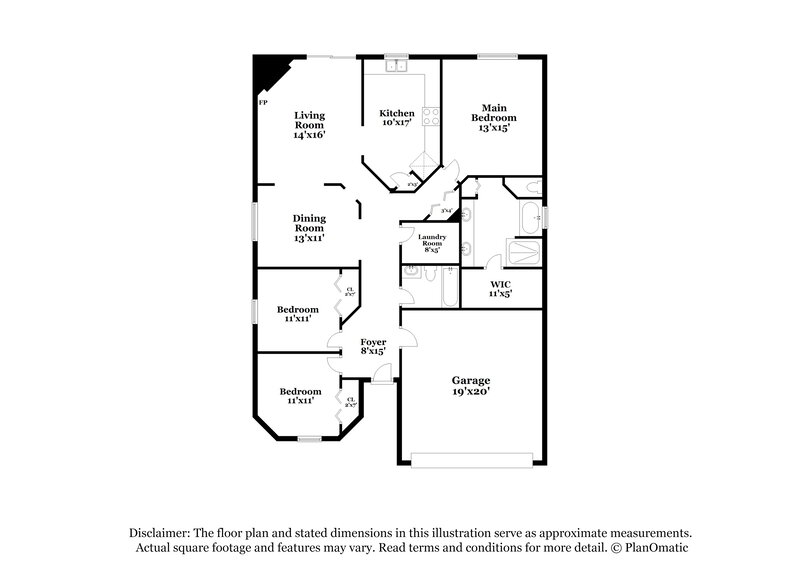 1,920/Mo, 2066 Tanager Dr Orange Park, FL 32073 Floor Plan View