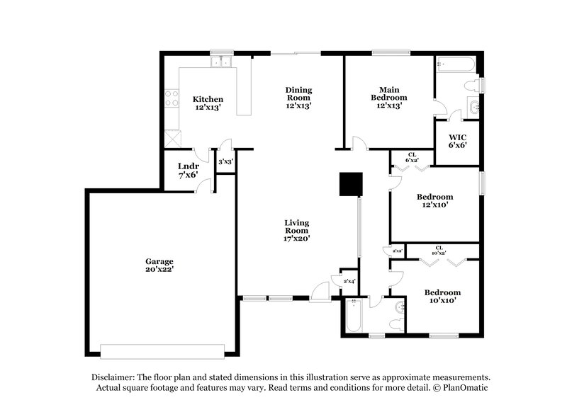 1,685/Mo, 7118 Newman Lake Ct Jacksonville, FL 32222 Floor Plan View