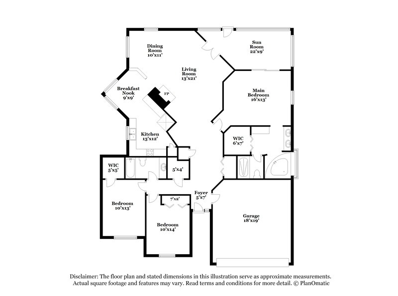 2,000/Mo, 4537 Trevi Dr Jacksonville, FL 32257 Floor Plan View