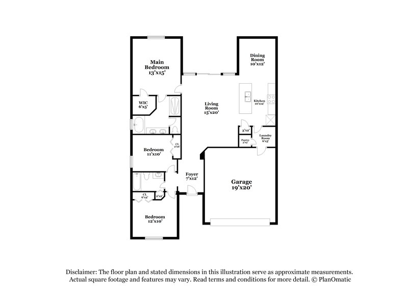 1,860/Mo, 9287 Hawkeye Dr Jacksonville, FL 32221 Floor Plan View