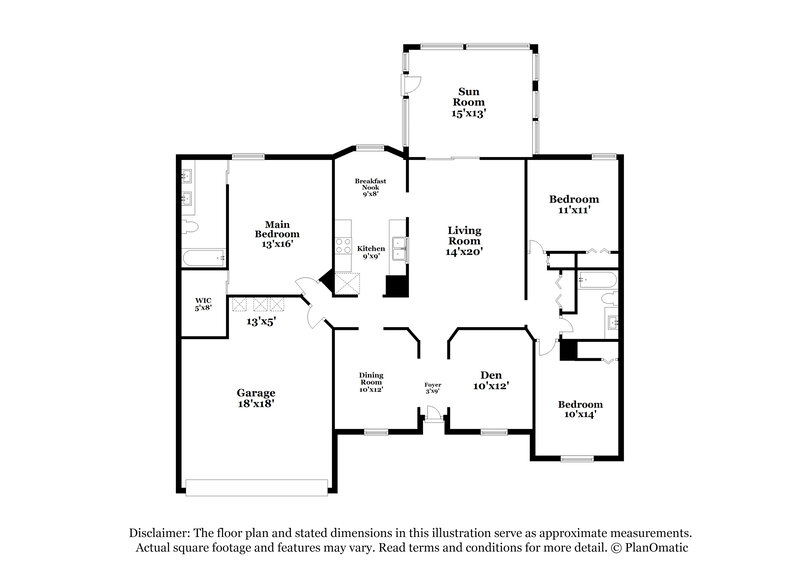 1,915/Mo, 404 Federal Hill Rd Orange Park, FL 32073 Floorplan View