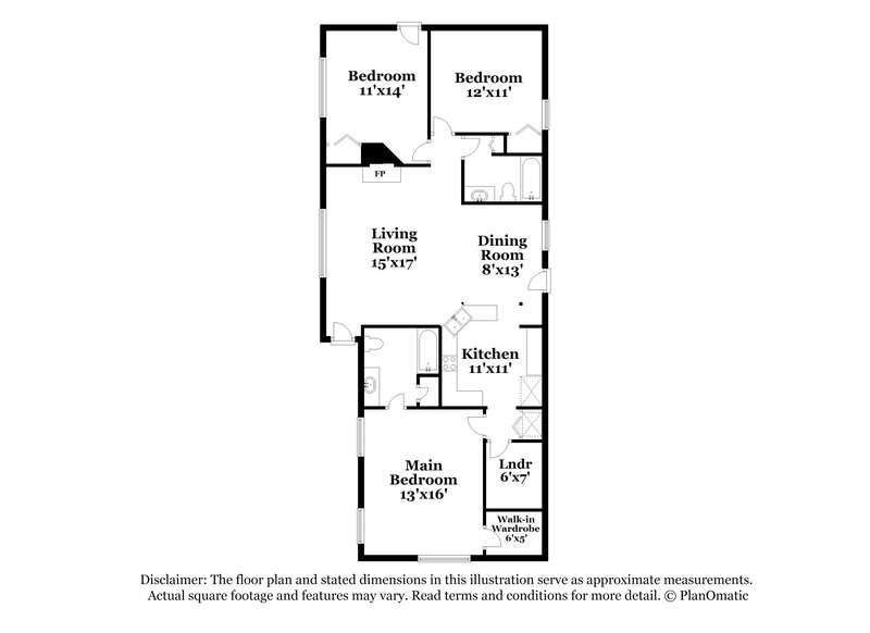 1,945/Mo, 213 Park Ave Hastings, FL 32145 Floorplan View