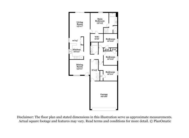 2,145/Mo, 5107 Johnson Creek Dr Jacksonville, FL 32218 Floorplan View