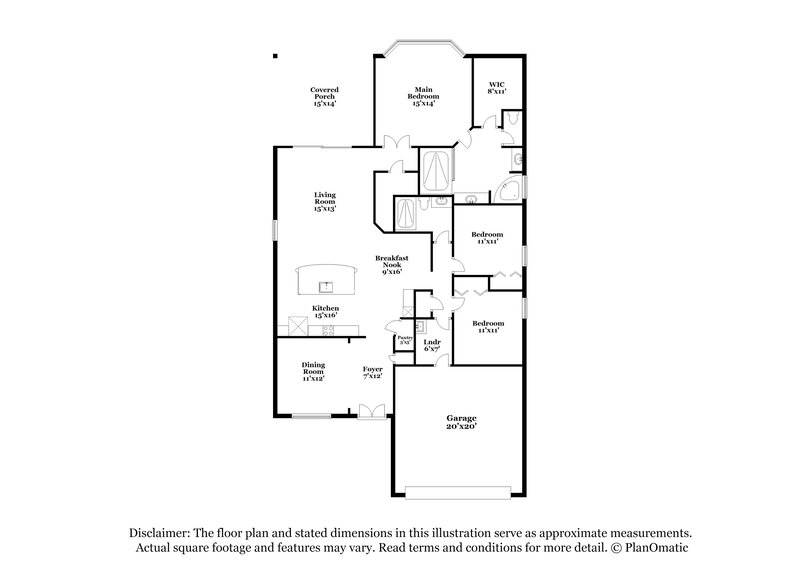 2,970/Mo, 9843 Kevin Rd Jacksonville, FL 32257 Floor Plan View