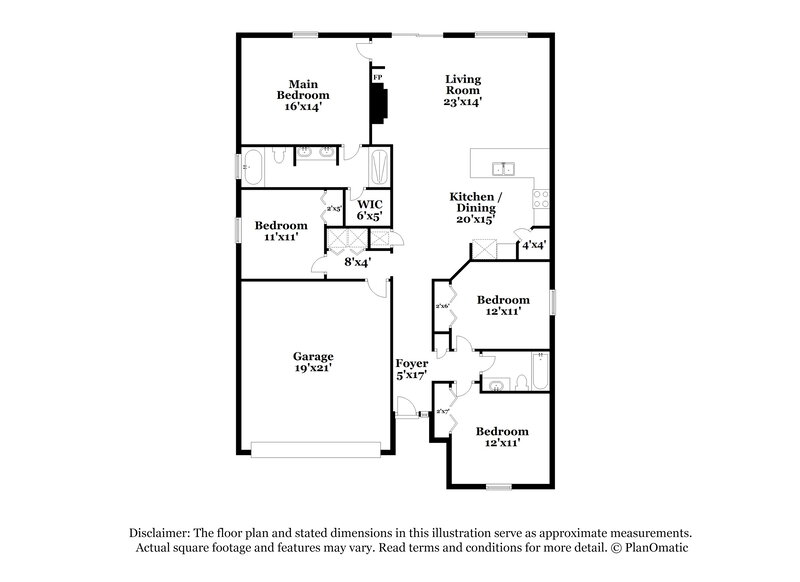 2,210/Mo, 113 Kings Manor Ct Saint Augustine, FL 32086 Floor Plan View